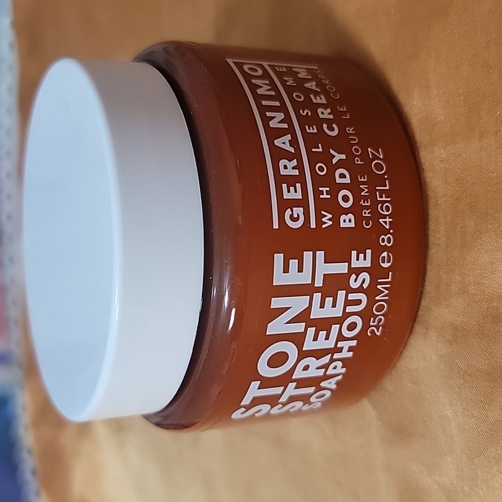 NEW Stone Street Soaphouse Geranimo Wholesome Body Cream